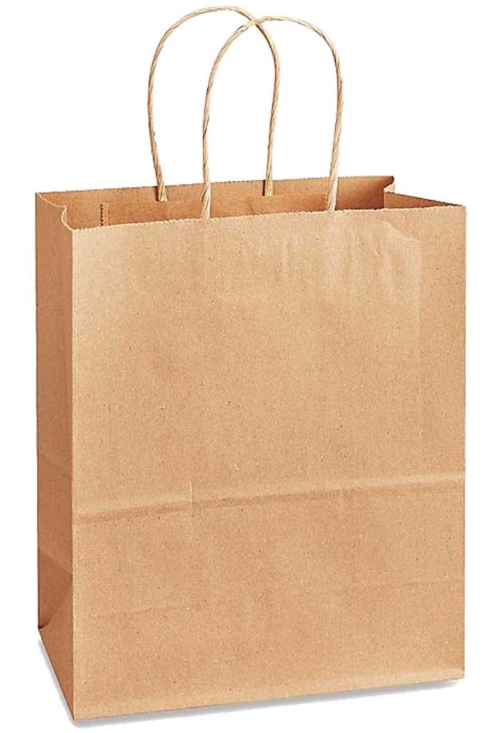 Twisted Handle Bag (Kraft) 13.39" X 9.25" X 15.94" - 150 count