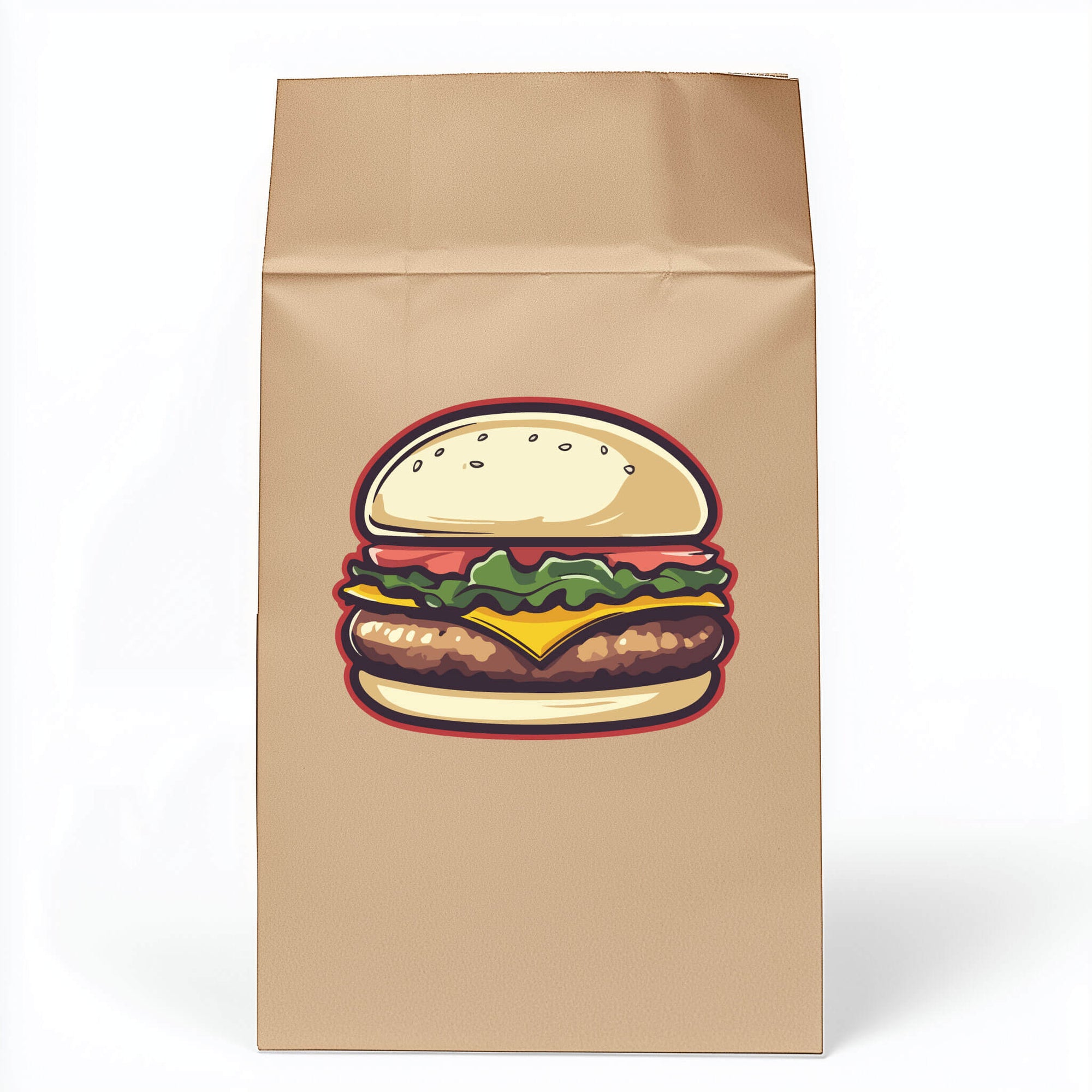 Kraft Paper Bag - 10" x 6" x 16" - Non-Handle