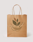 Twisted Handle Bag - 13” x 8.27” x 13.98” - Kraft